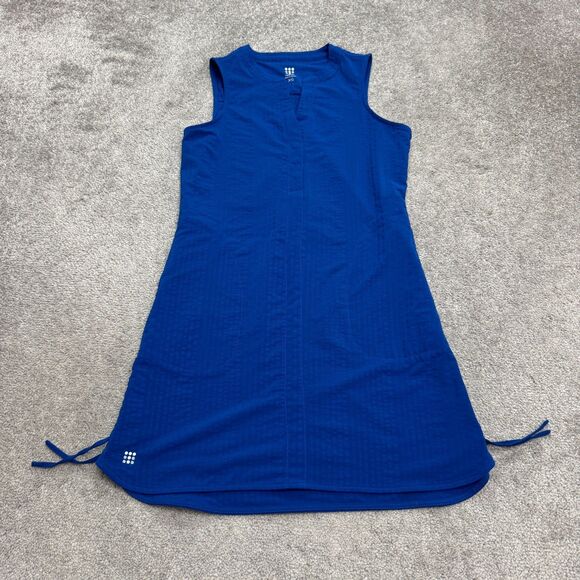 Title Nine Nimblene Athletic Shift Dress Womens XS Royal Blue Sleeveless NWOT - Picture 1 of 16